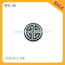 MFB96 Personalize custom jean jacket metal buttons supplier,machine printing round metal buttons